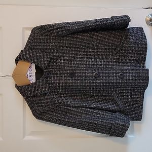 Amber Sun size XL classic tweed look hip-lenth blazer